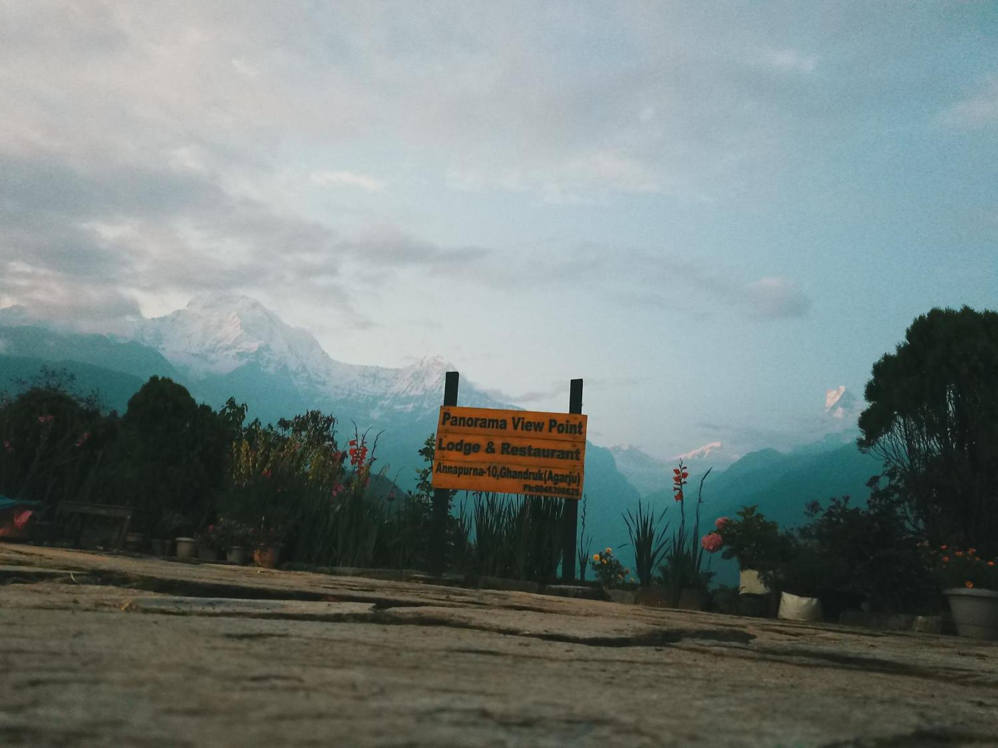 Panorama View Point Lodge And Restaurant, Annapurna-10, Ghandruk ,Agarju Astam المظهر الخارجي الصورة